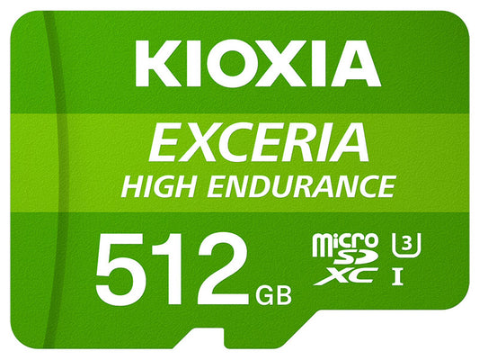 KIOXIA EXCERIA HIGH ENDURANCE microSDXCカード 512GB [KEMU-A512G]