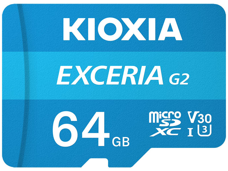 KIOXIA EXCERIA G2 microSDXCカード 64GB [KMU-B064G]