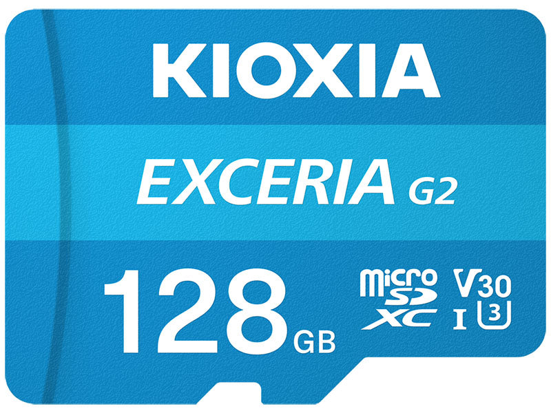 KIOXIA EXCERIA G2 microSDXCカード 128GB [KMU-B128G]