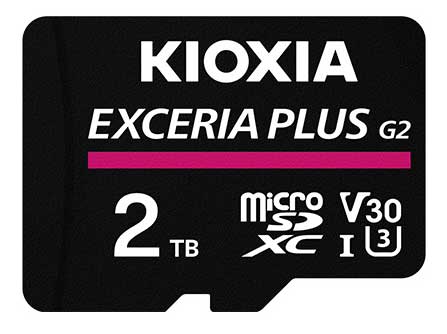 KIOXIA EXCERIA PLUS G2 microSDXCカード 2TB [KMUH-B002T]