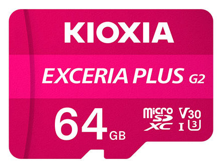 KIOXIA EXCERIA PLUS G2 microSDXCカード 64GB [KMUH-B064G]