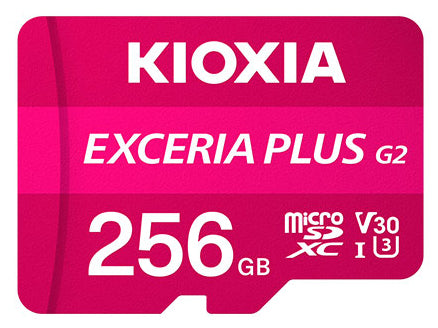 KIOXIA EXCERIA PLUS G2 microSDXCカード 256GB [KMUH-B256G]